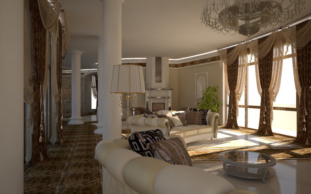 мраморный интерьер