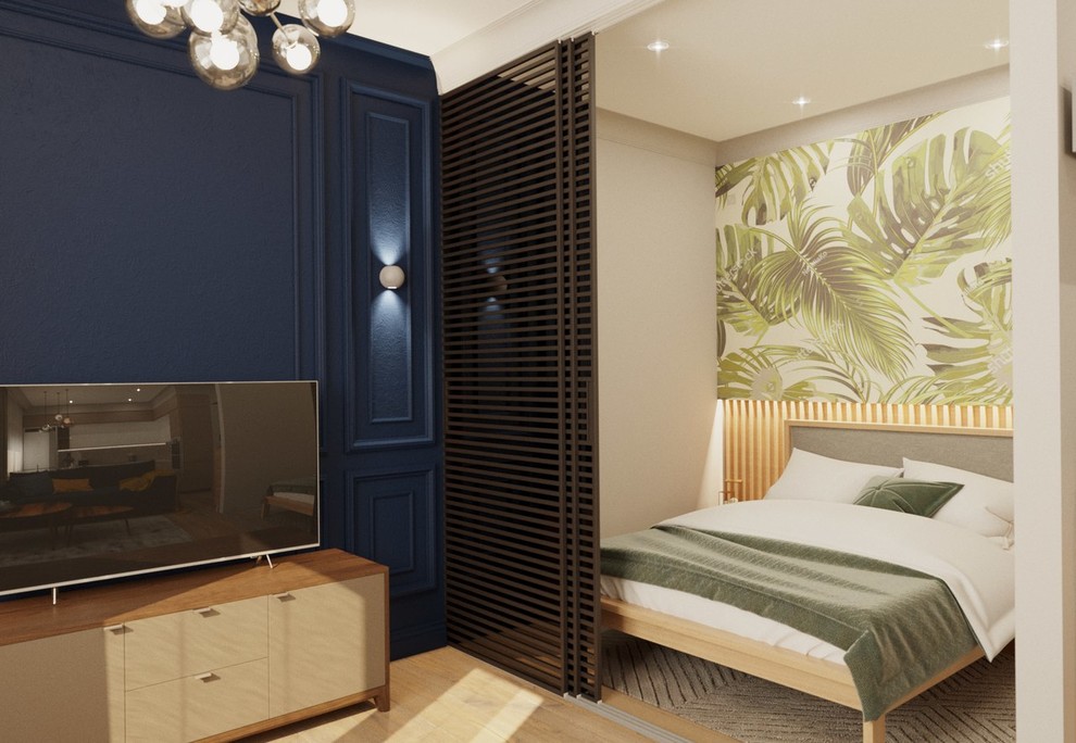 Проект квартиры 44 кв.м в Иркутске для молодой девушки студента