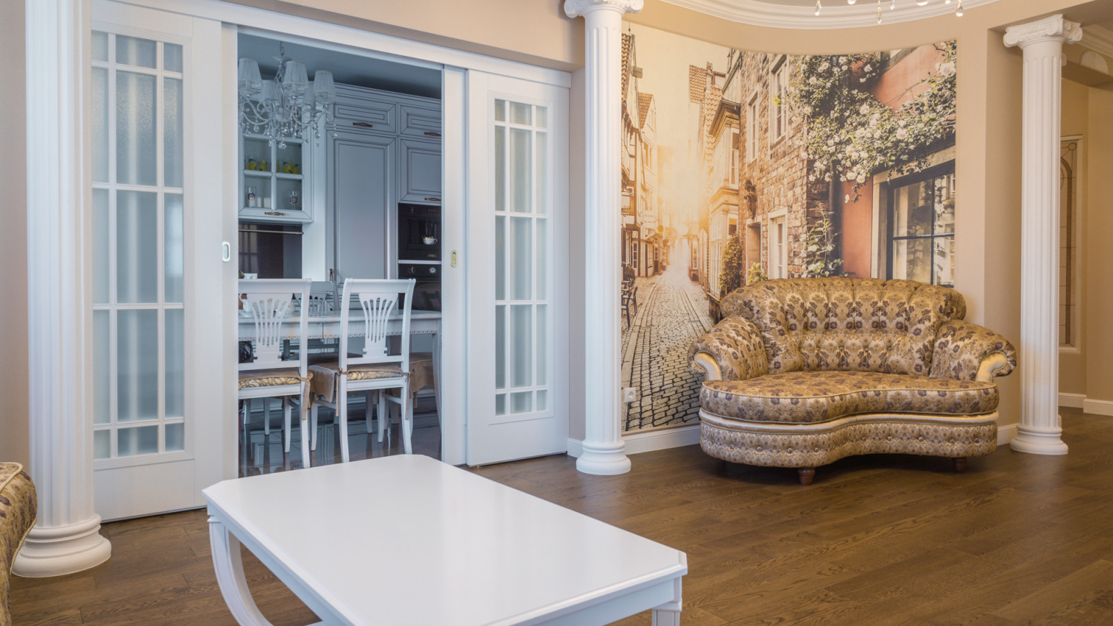 Кухня в неоклассике