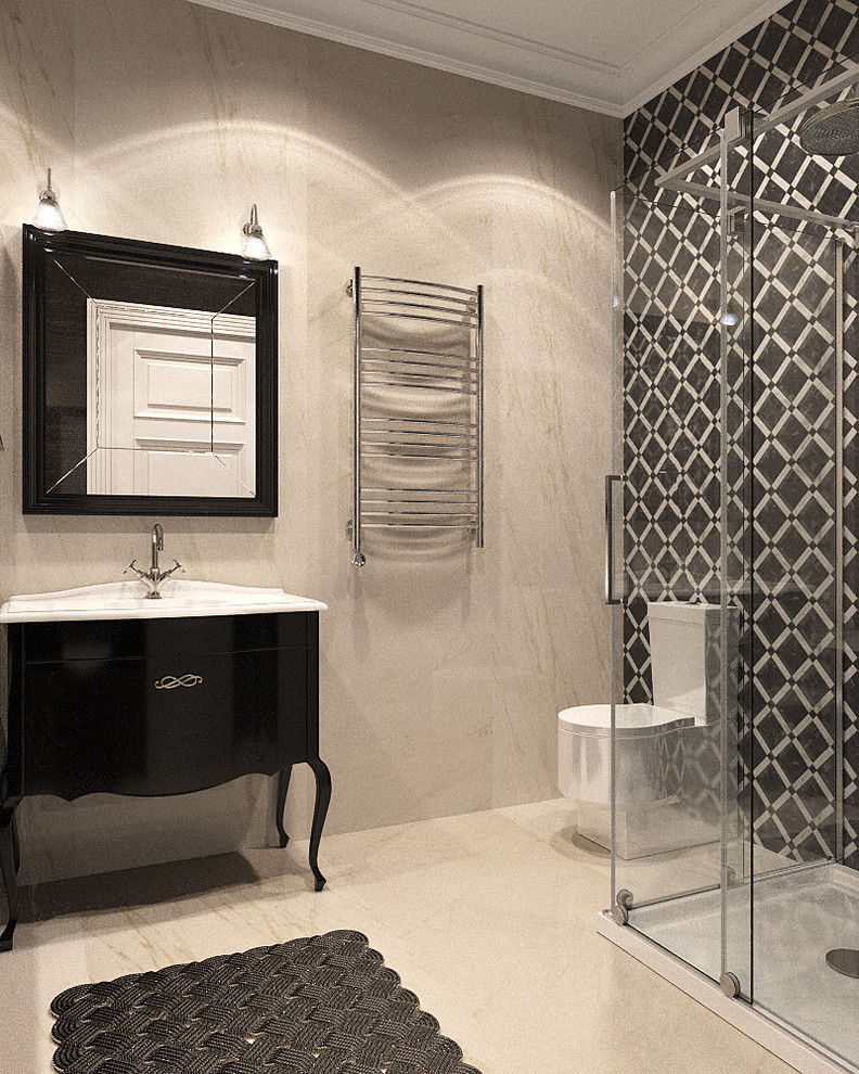 Project of Interiors at private flat at Molodogvardeyskaya Street, Moscow