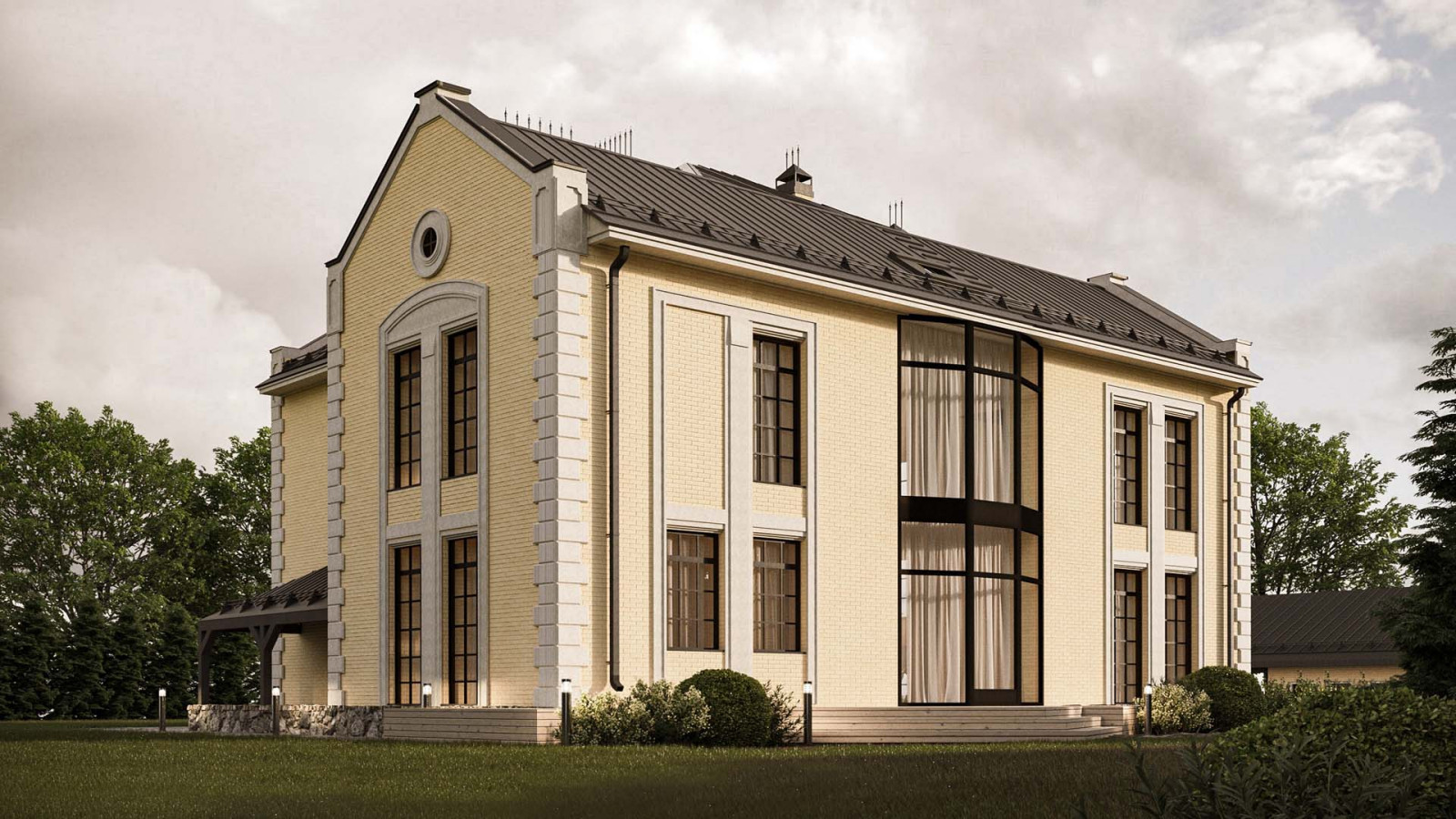 Современный дом в Английском стиле