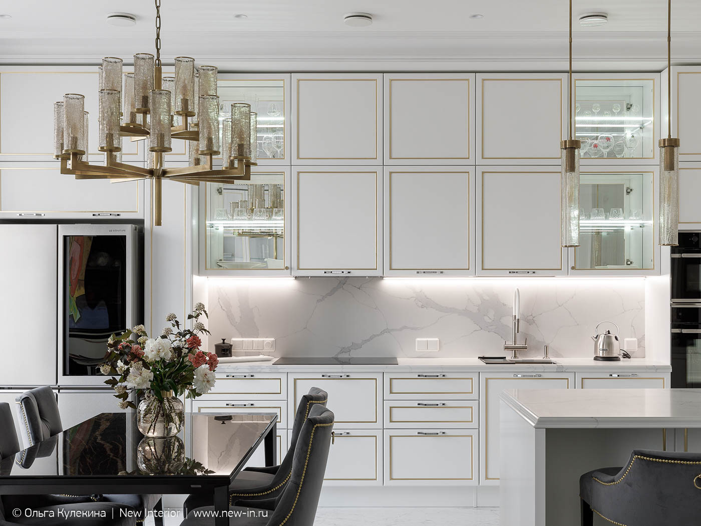 Квартира на Крестовском в стиле современная классика - 125 м²