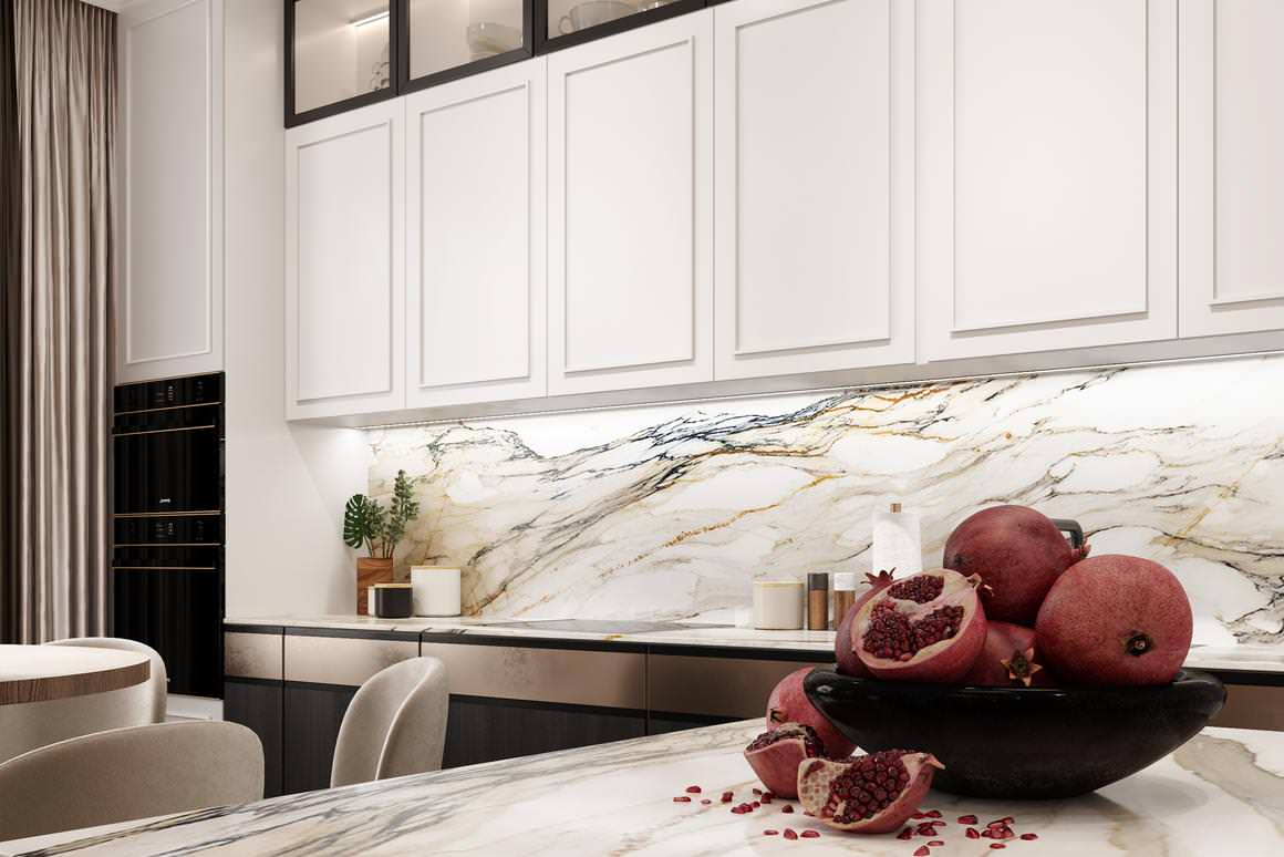 Роскошная современная классика для семьи с детьми в ЖК Русский Дом - 144 метра