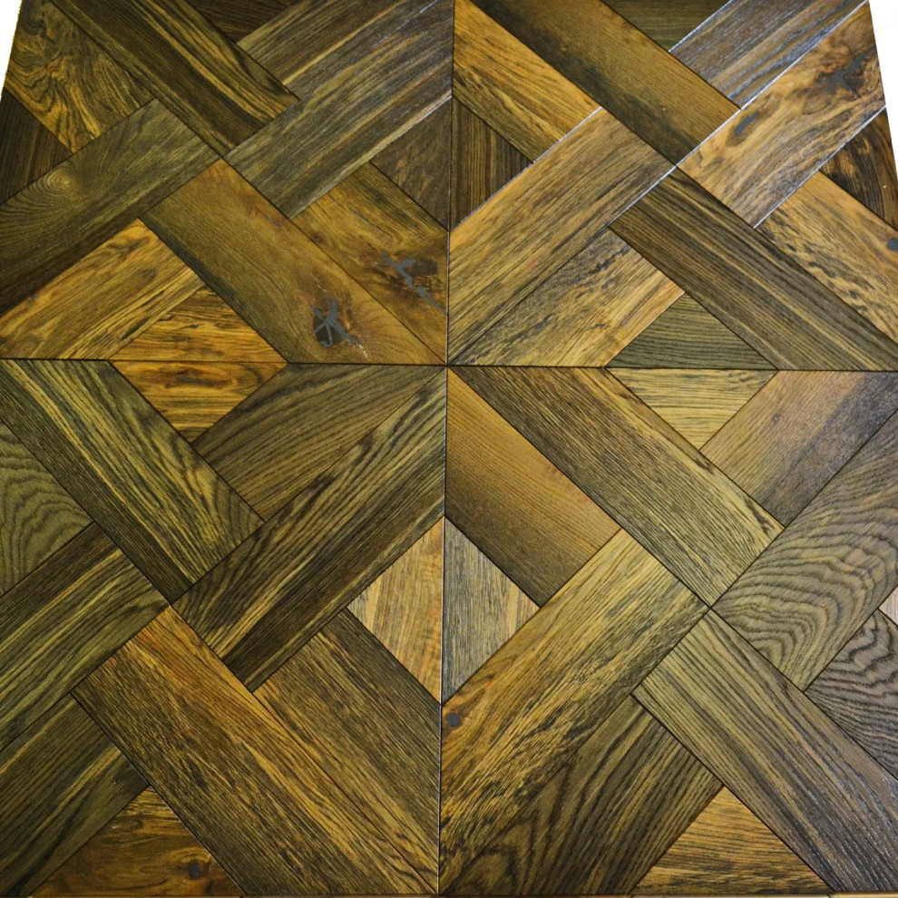 Модульный паркет из мореного дуба