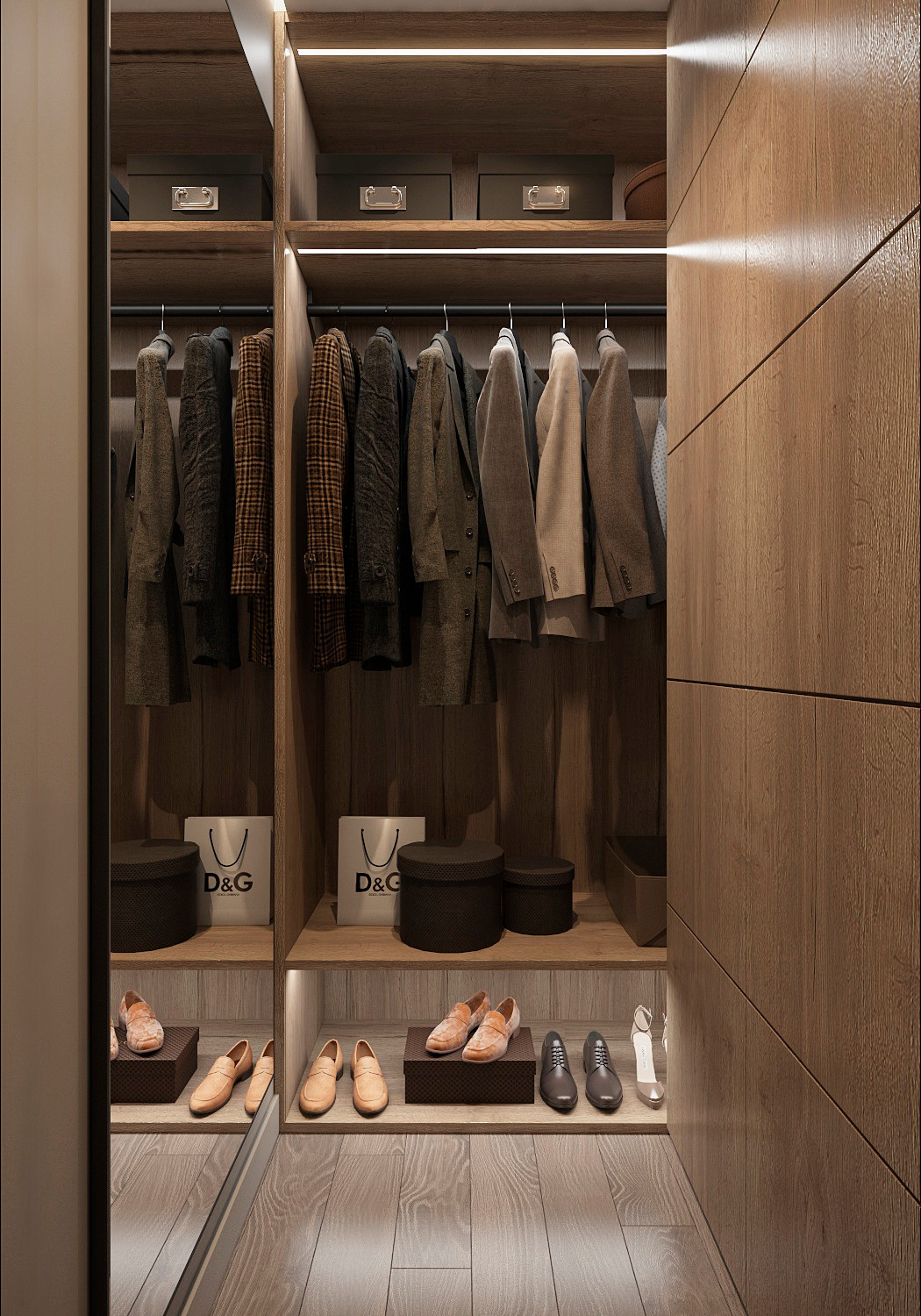 Квартира с вторым светом в современном стиле