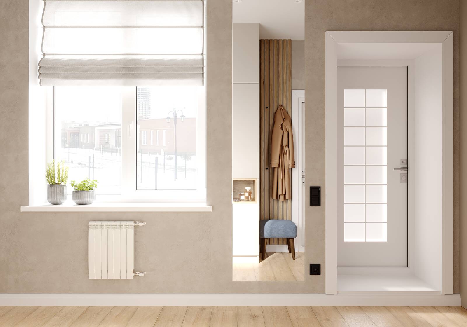 Дизайн кухни-гостиной в таунхаусе в Новосибирске