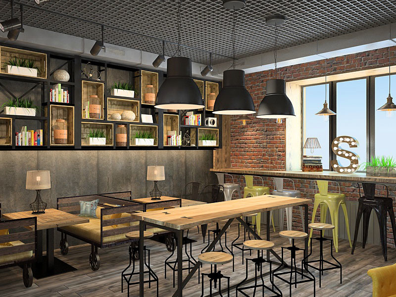 интерьер кофейни в г. Кемерово