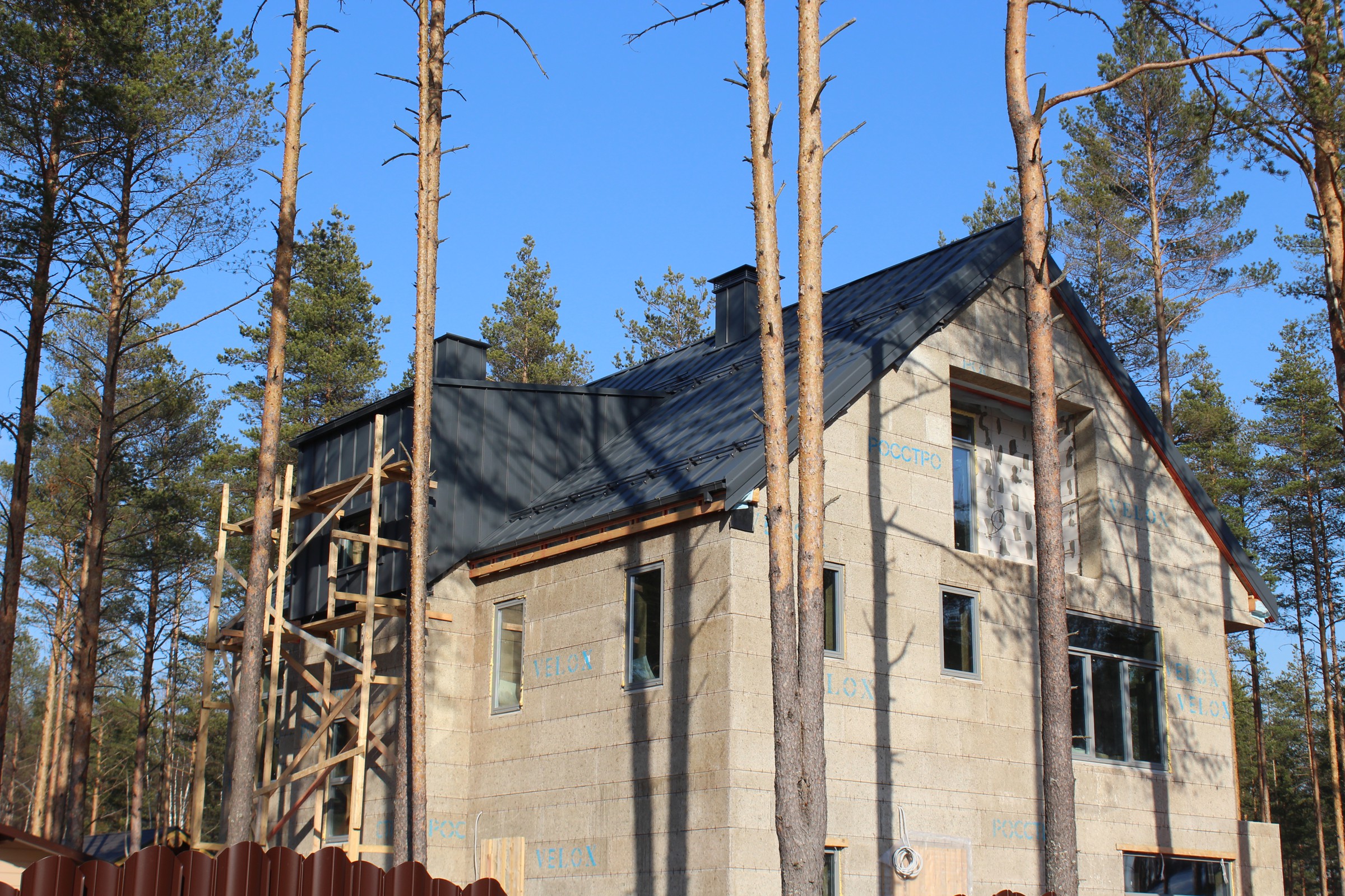 Дом в скандинавском стиле.