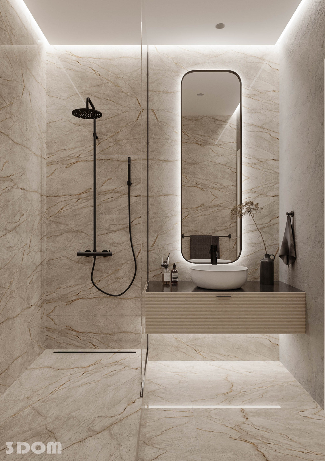 КВАРТИРА ЖК "ЗЕЛЕНЫЙ КВАРТАЛ" 105кв.м | 3DOM