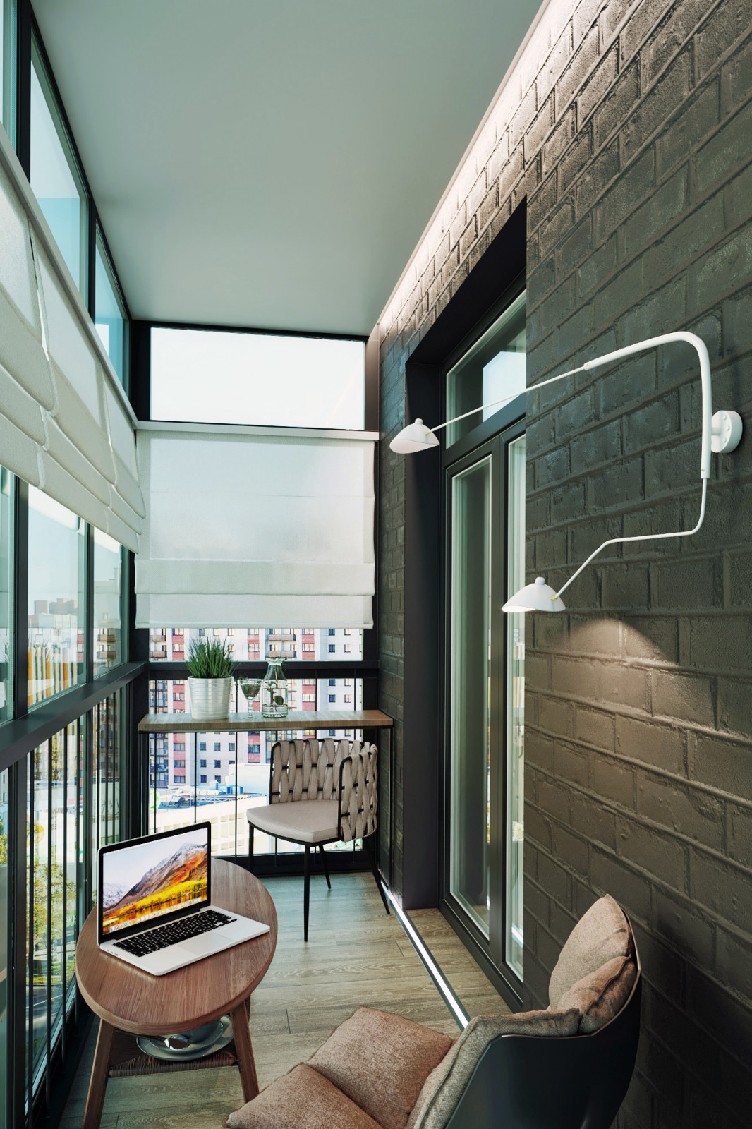 Дизайн двухкомнатной квартиры 44 м2