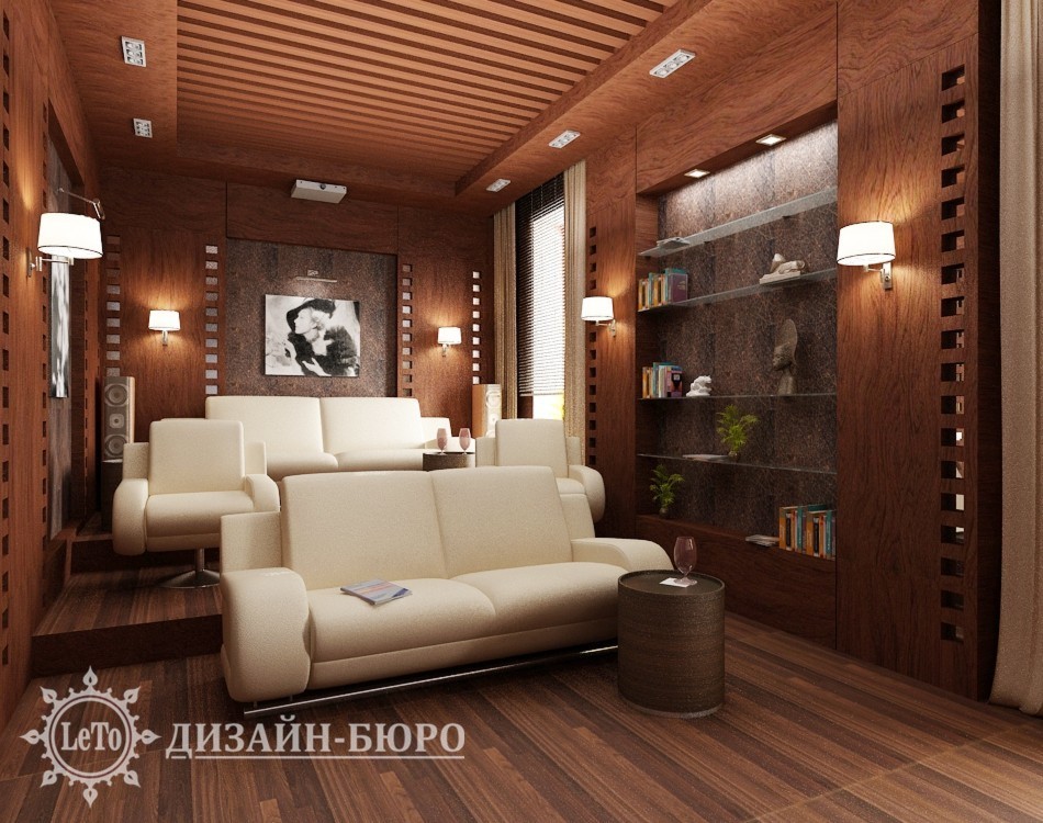 Обложка проекта: Кинозал в загородном доме