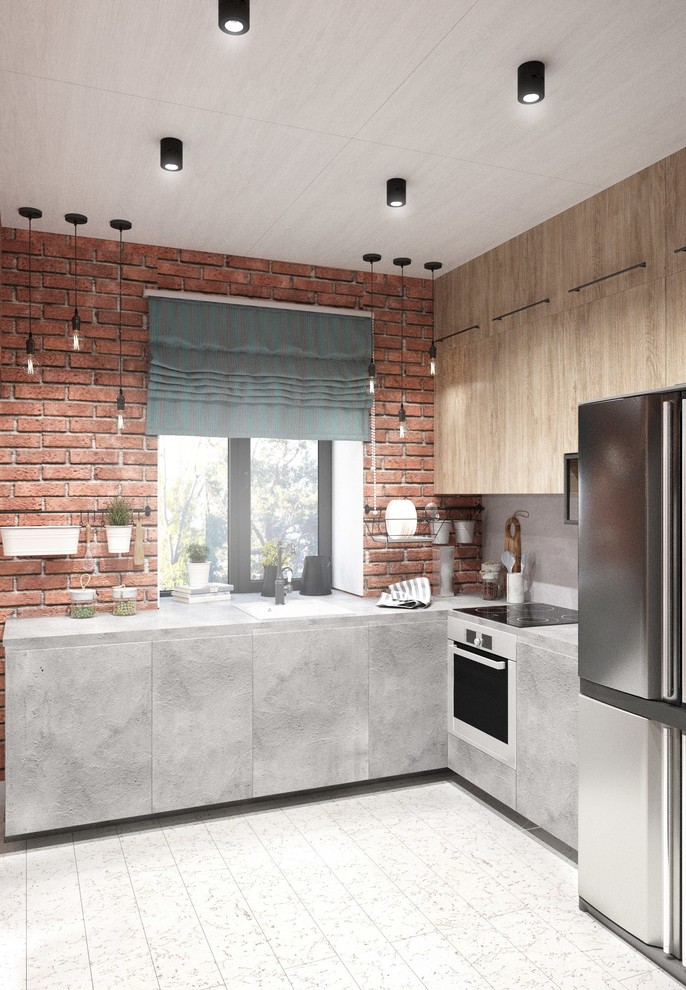 Квартира с "живым" кирпичем