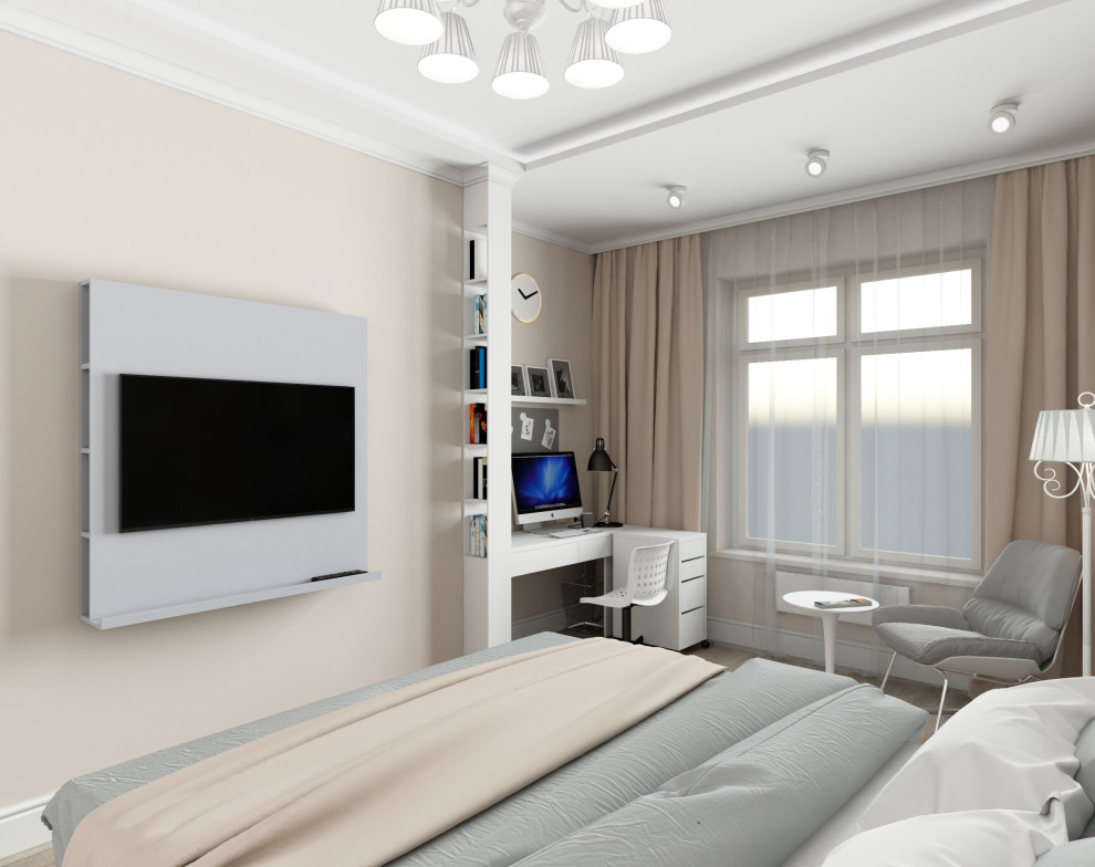 Дизайн проект однокомнатной квартиры