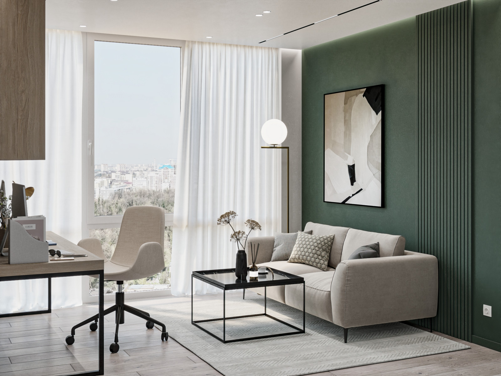 Двухкомнатная квартира в ЖК "Кутузовский Лайф"