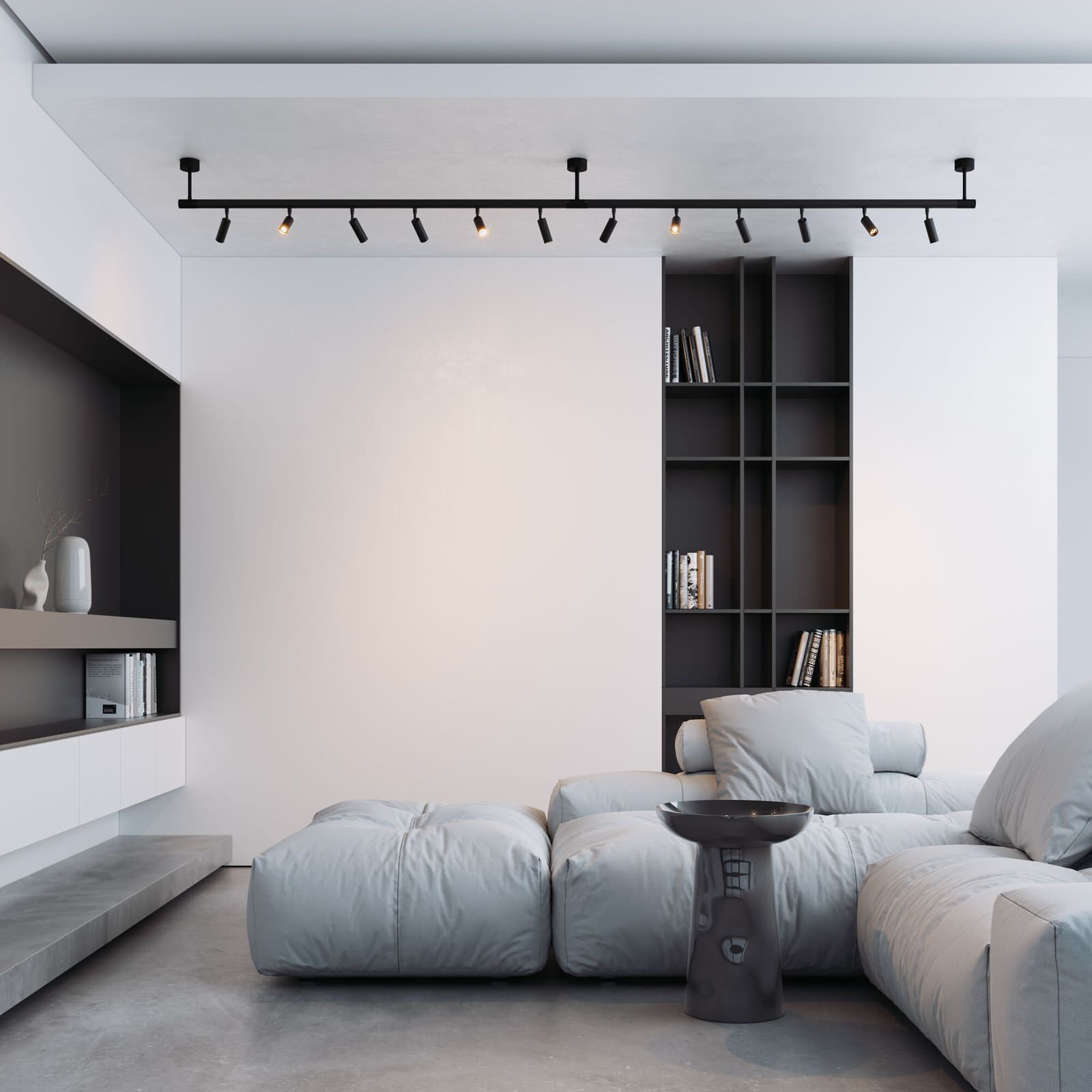 Светодиодный модуль для трековой системы Module System 24W 3000K черный