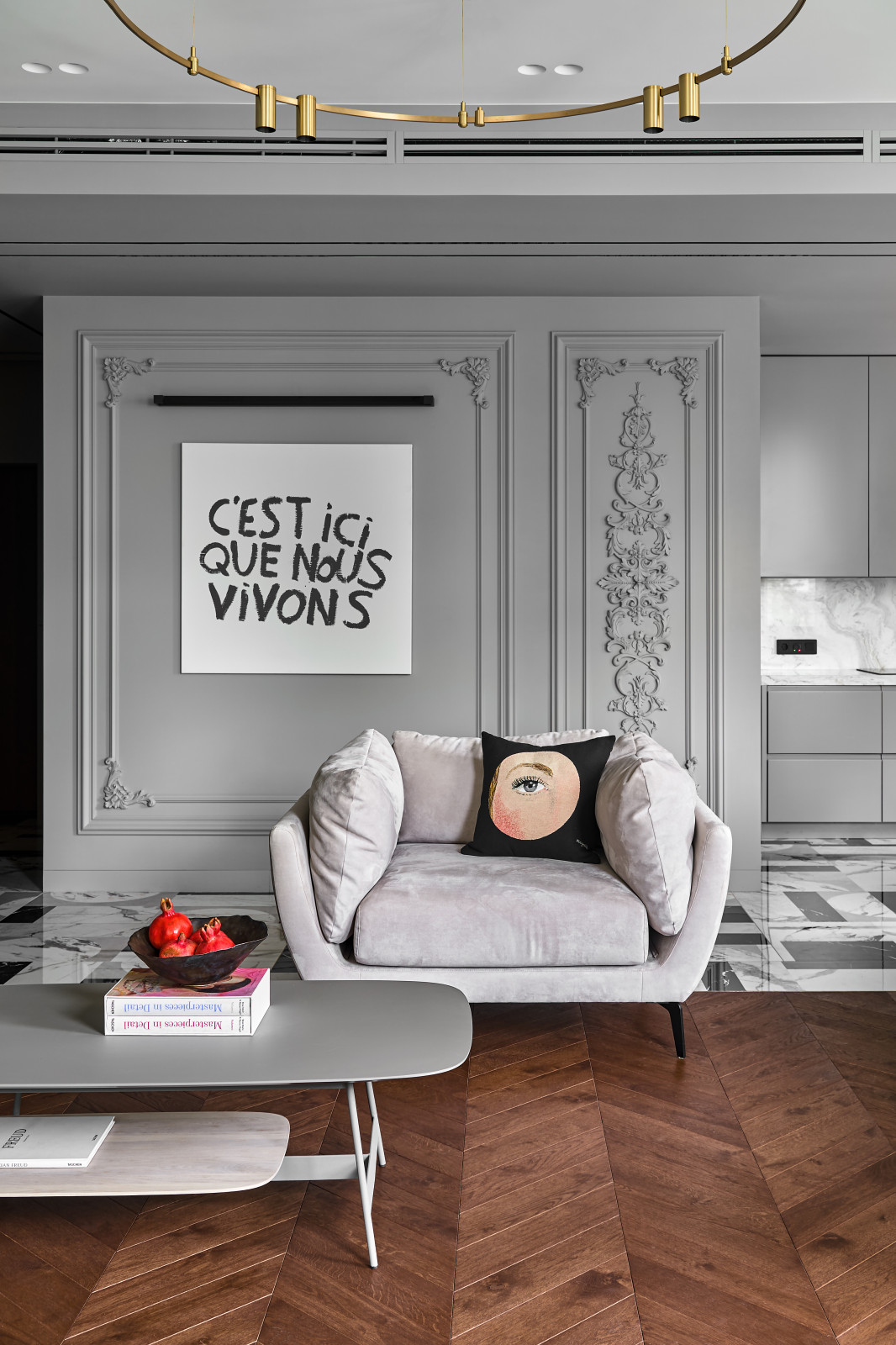 Частные апартаменты, Студия дизайна Dinamika