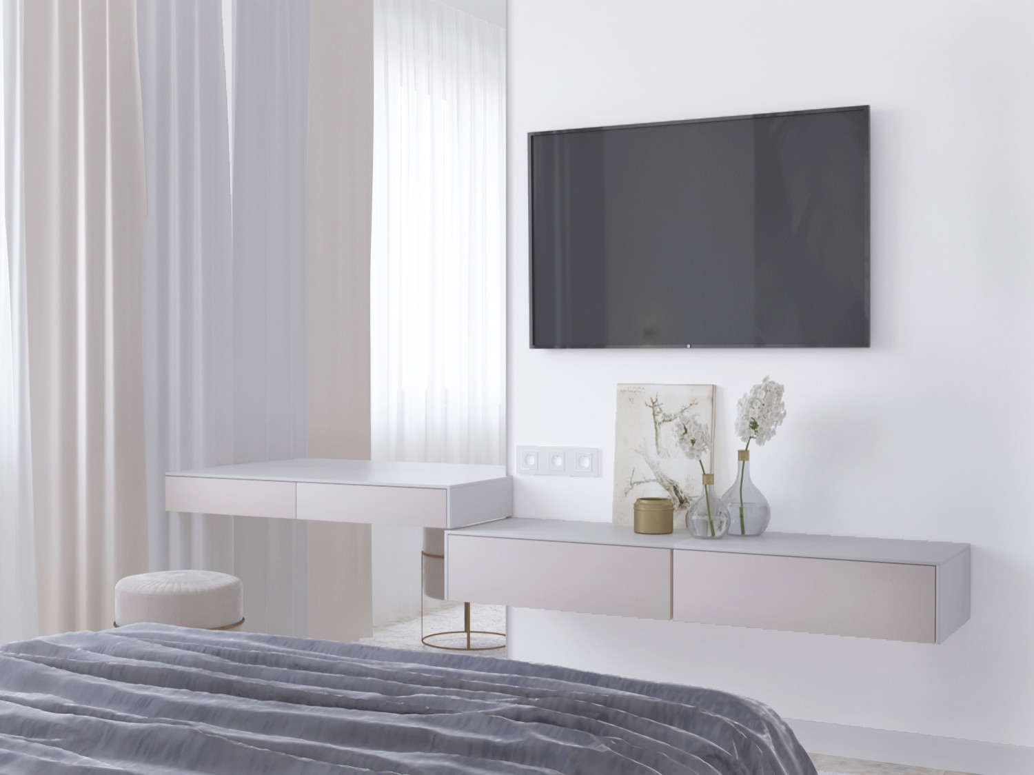 Дизайн частного дома в стиле неоклассика с элементами арт-дэко