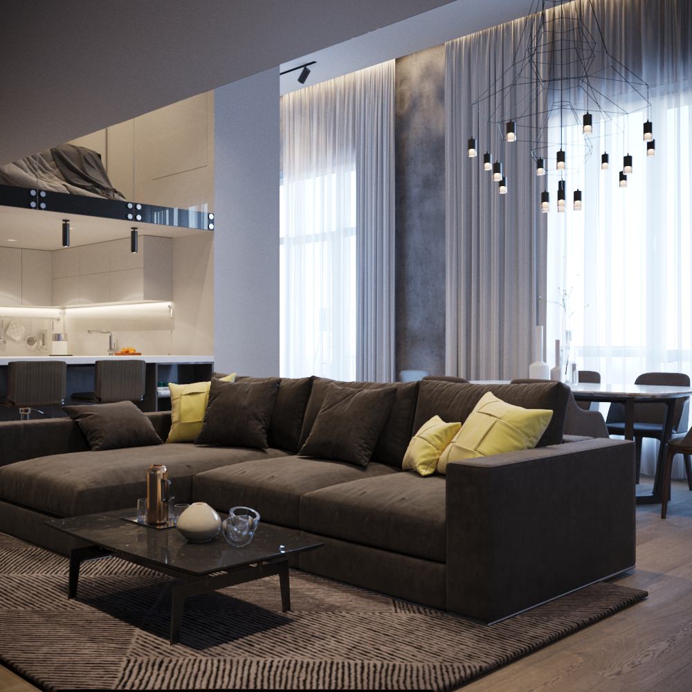 Двухуровневая квартира в Олимпийском парке