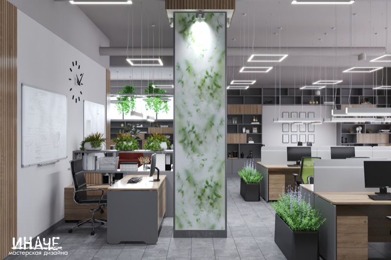 Дизайн-проект офисного пространства "Упаковка для всех"