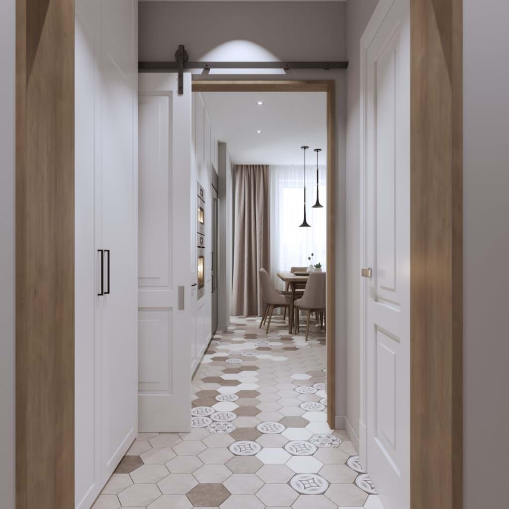 Дизайн-проект трехкомнатной квартиры для семьи из трех человек