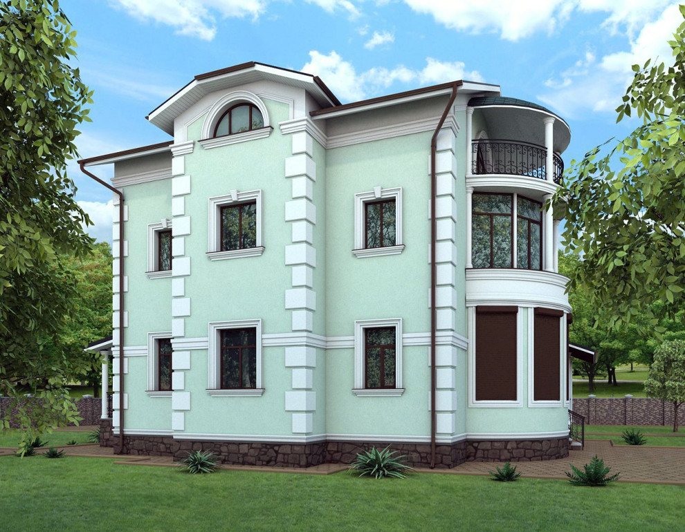 Визуализация фасада 3D