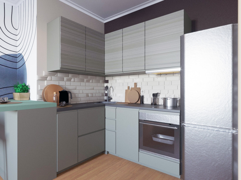 Бюджетный дизайн для евродвушки в ЖК "Ботаника"