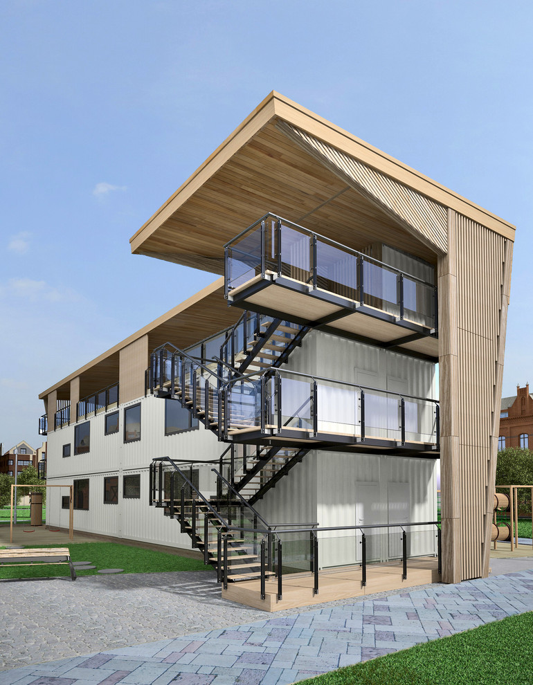 Обложка проекта: Дом из морских контейнеров