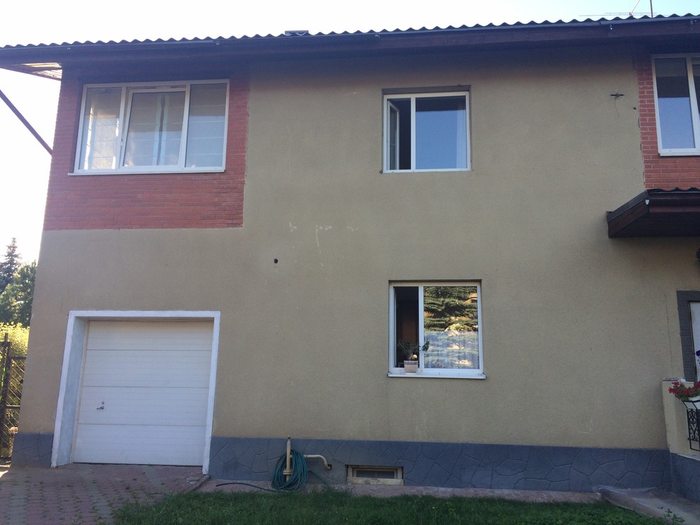 дизан-проект фасада дома в стиле Гауди