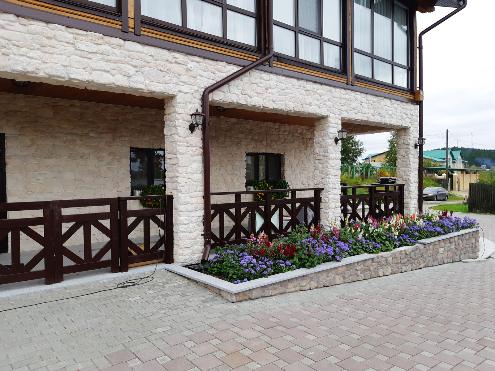 Шале фасад с террассой