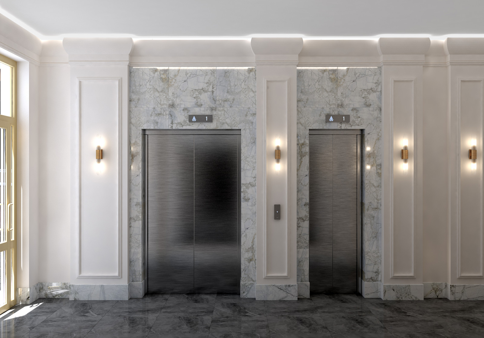 входная группа в ЖК