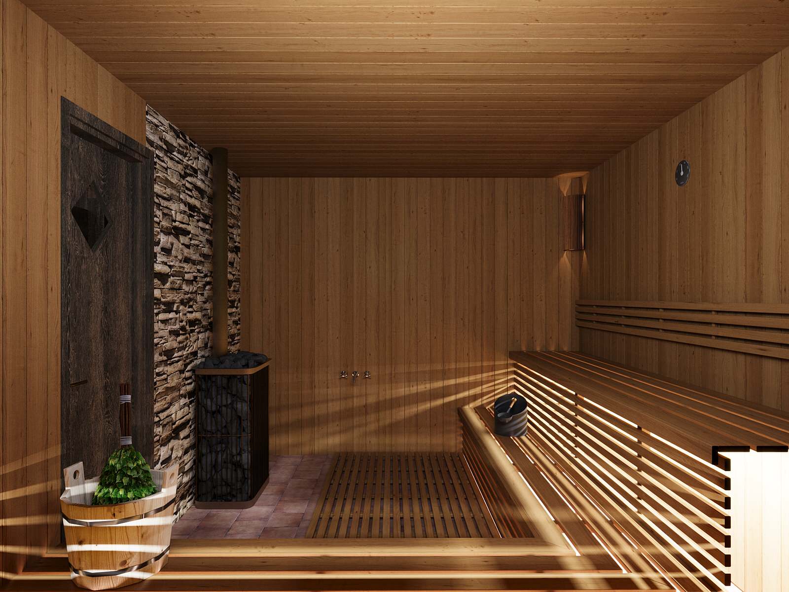 Дизайн дома-бани 110 кв.м.