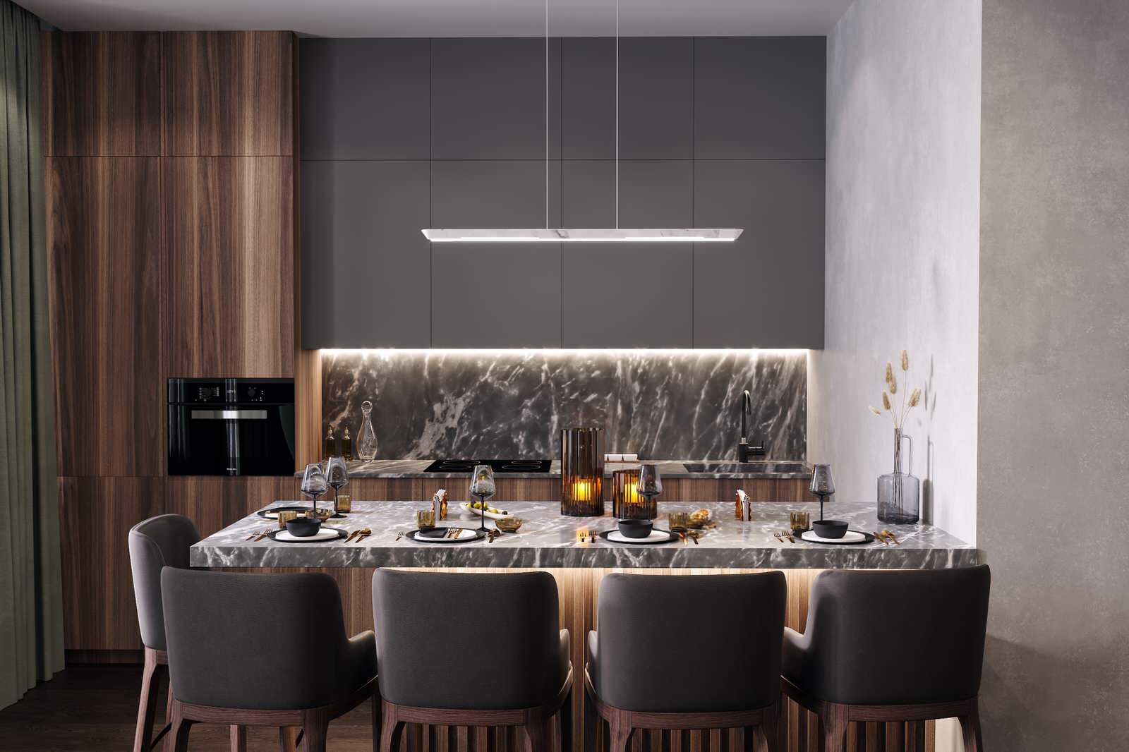 Квартира 110 кв. м. в современном стиле ЖК Red Side.