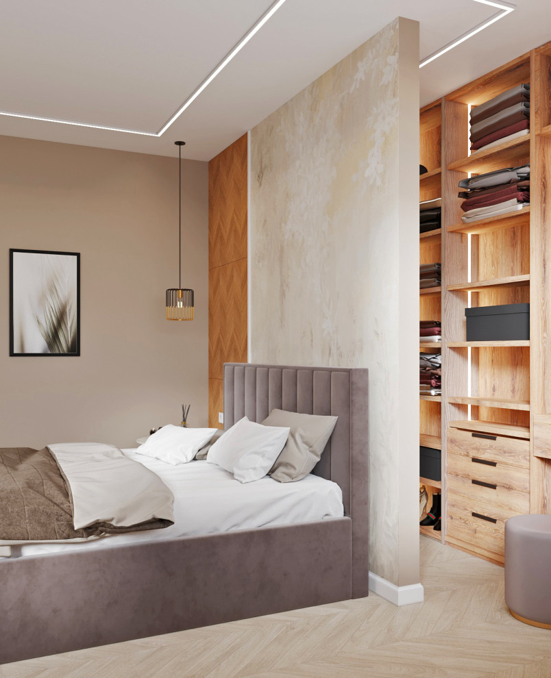 Обложка проекта: Спальня с гардеробной (2х комнатная квартира)