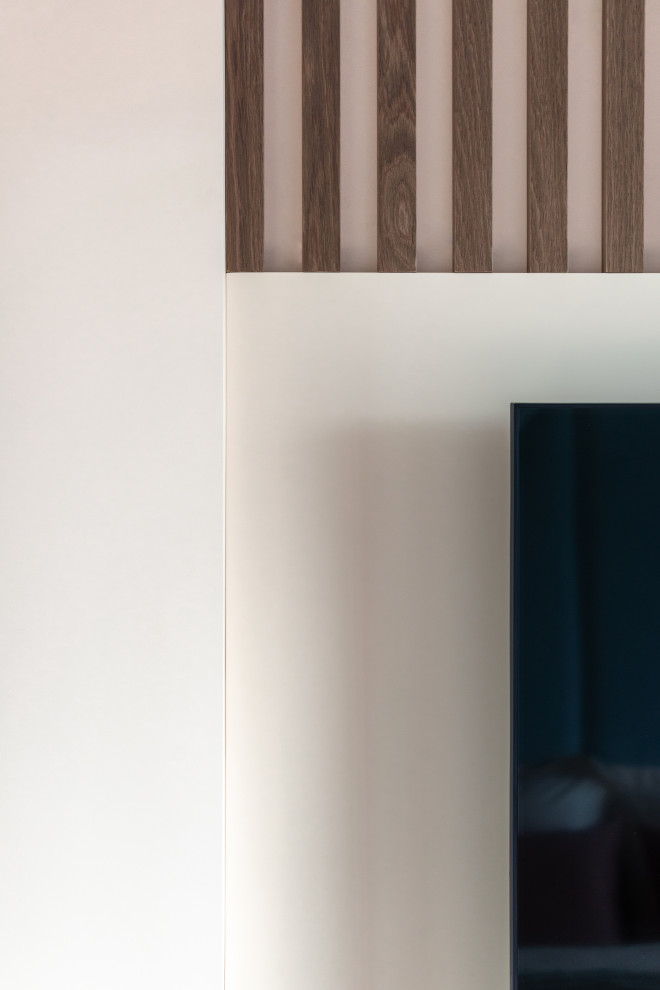 Фотография спальни, оформление ТВ