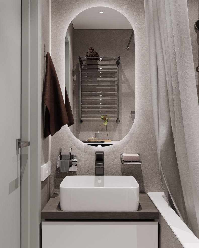 Частичный проект квартиры, 22 кв.м.