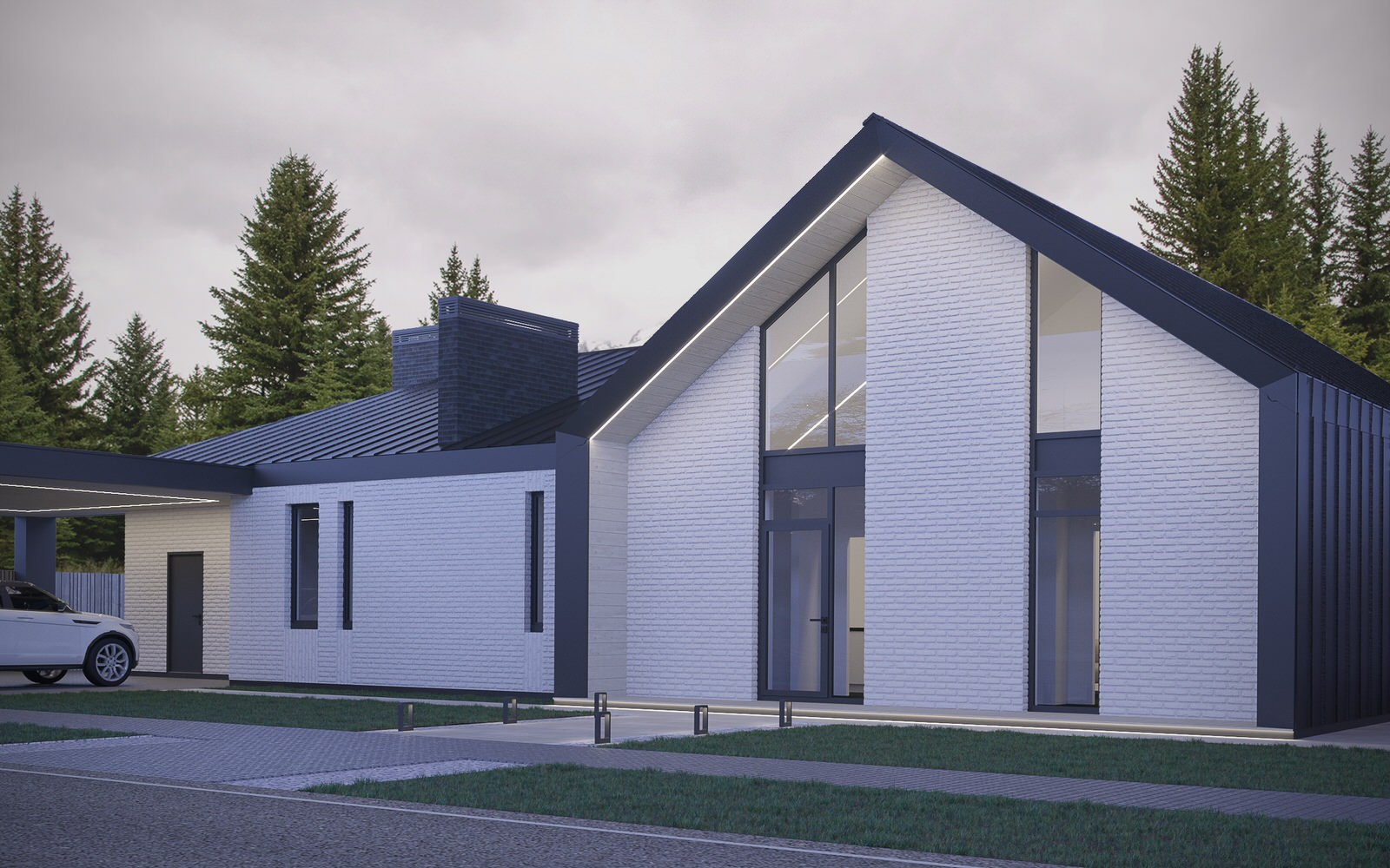 Дом в стиле BarnHouse (БарнХауз)