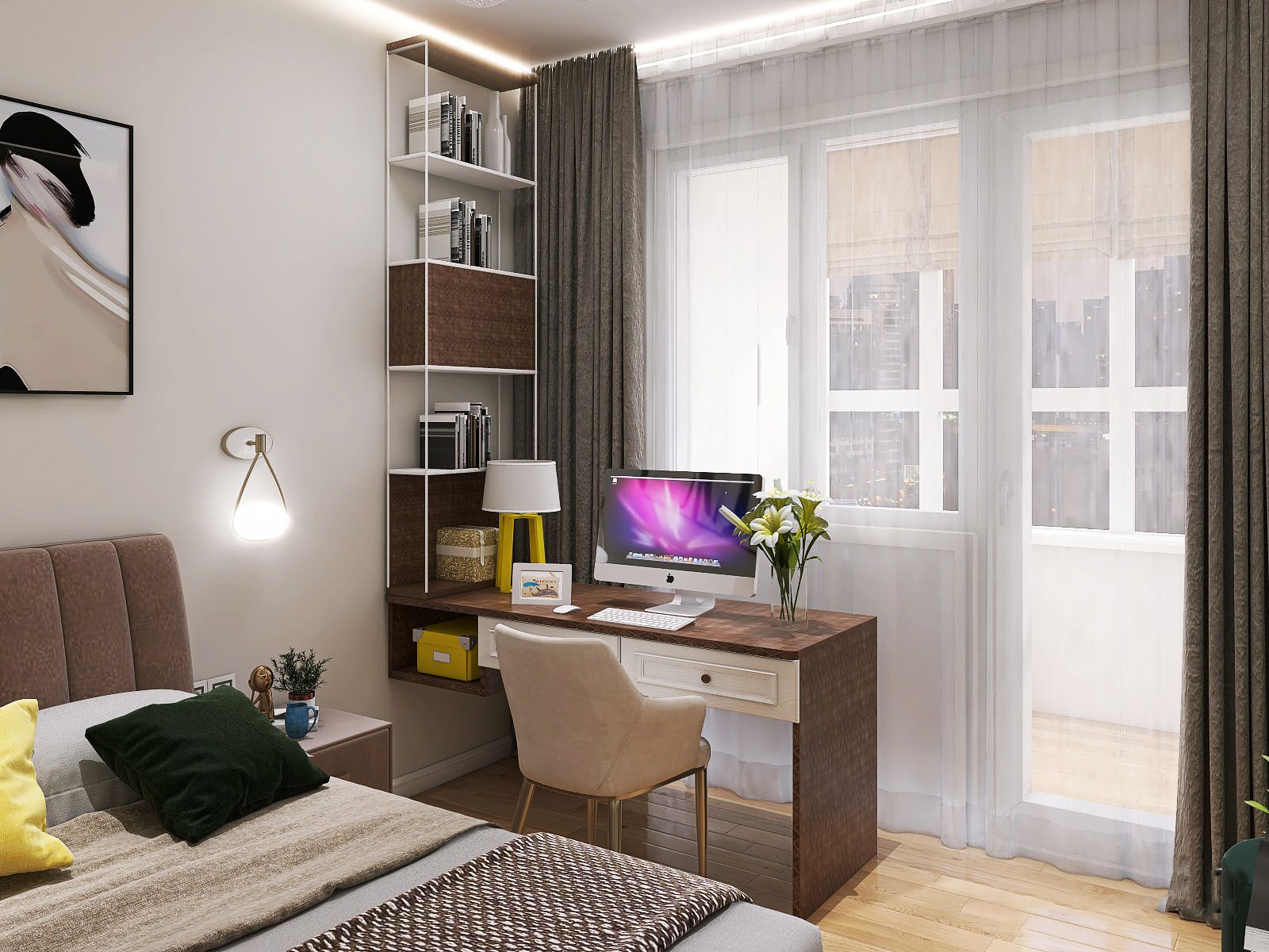 2-х комнатная квартира в панельном доме ул. Аврора