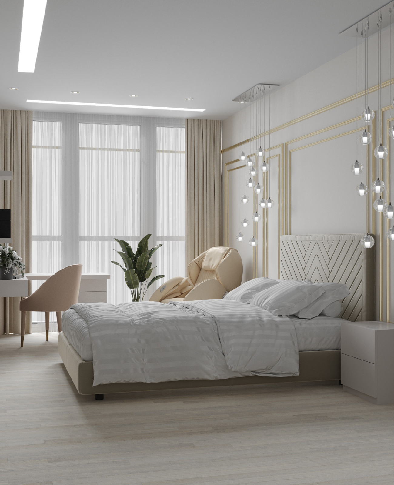 Проект 3-х комнатной квартиры для семьи с 3мя детьми в ЖК Ультра Сити