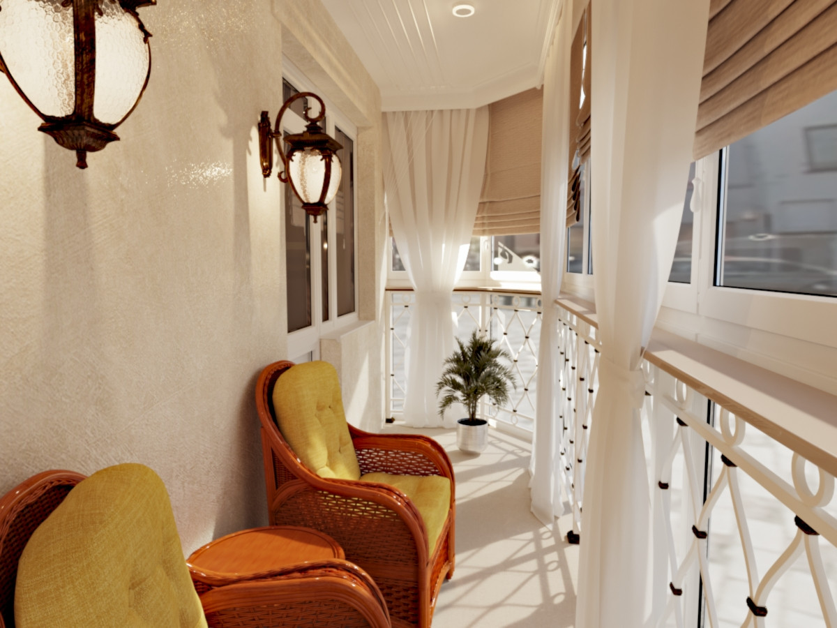 Карамелька. Балкон.