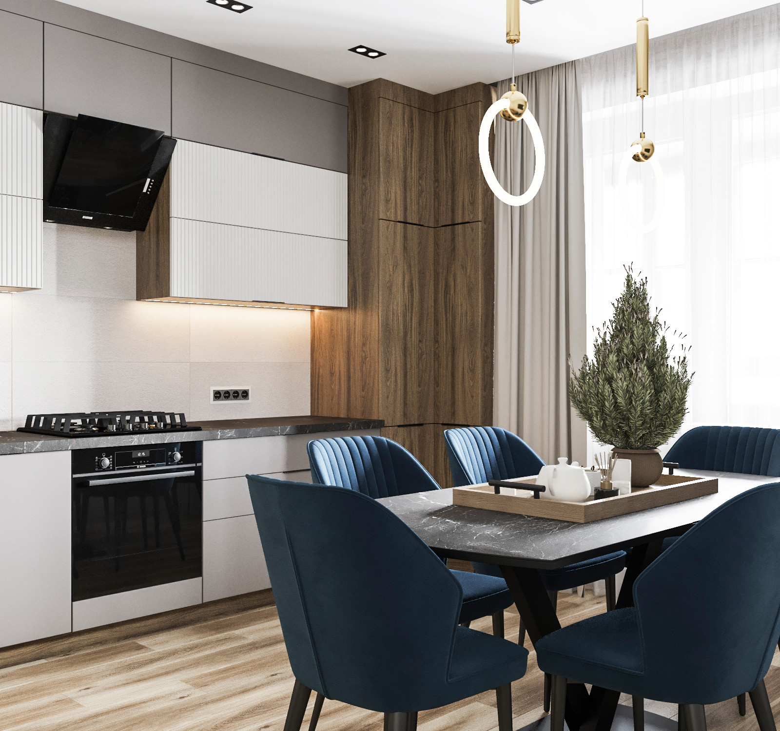 Проект 3-х комнатной квартиры для молодой семьи