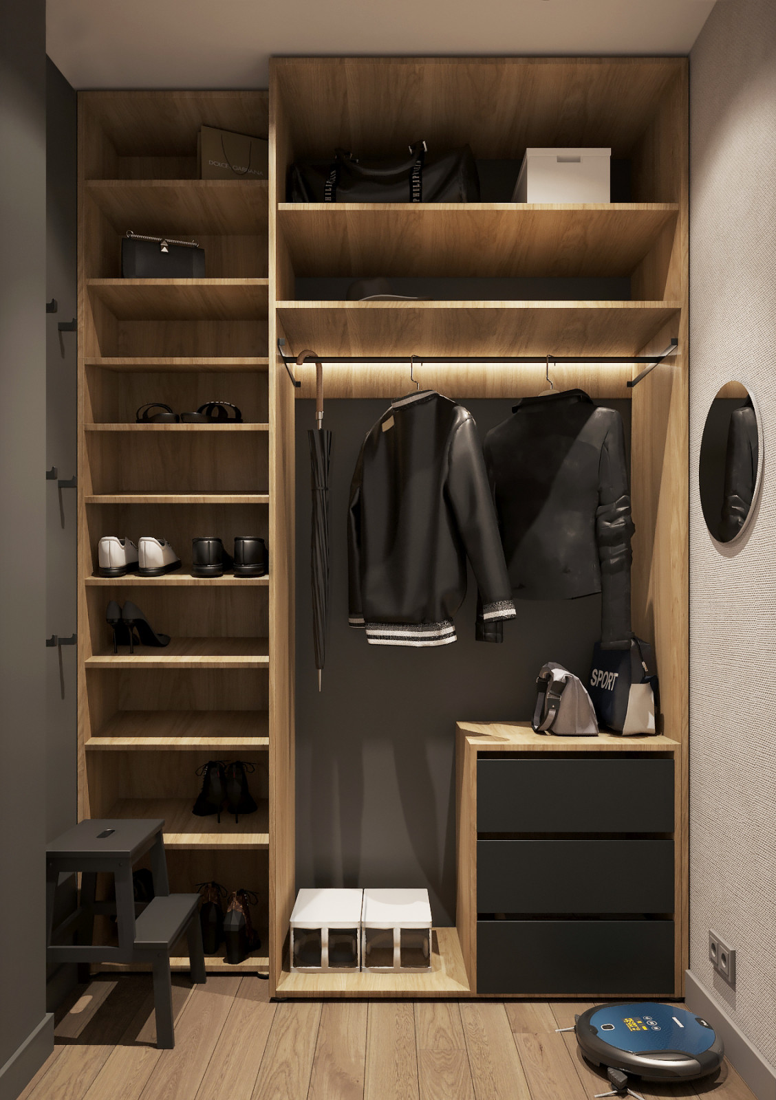 ДИЗАЙН ПРОЕКТ КАВАРТИРЫ НА ПАРКОВОЙ