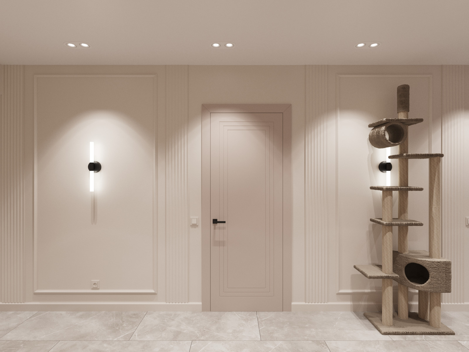 Дизайн проект квартиры 90 м2 с детской комнатой