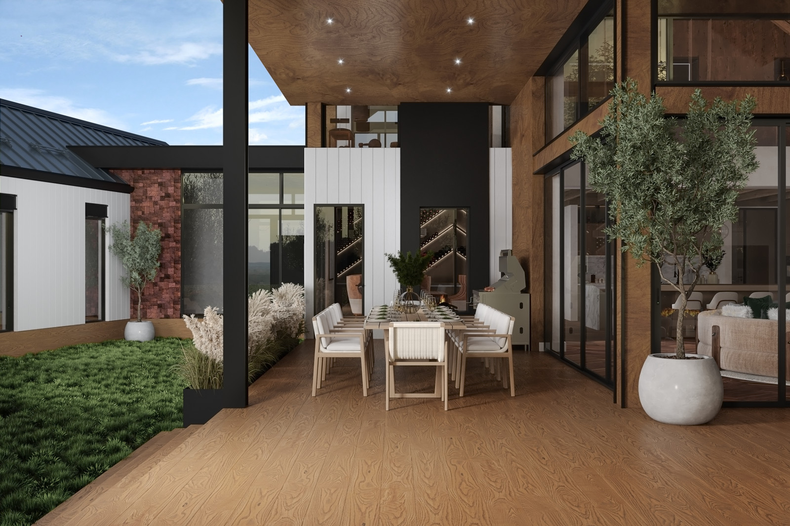 Covered Terrace
