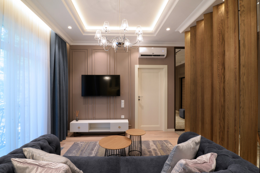 Небольшая квартира в неоклассическом стиле