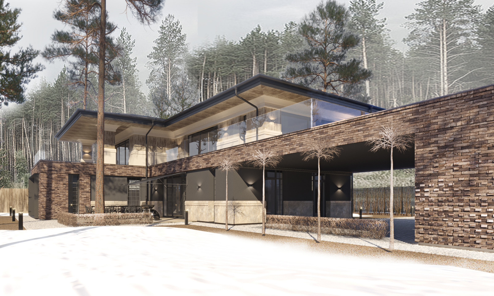 Обложка проекта: Дом в КП Петровские озера