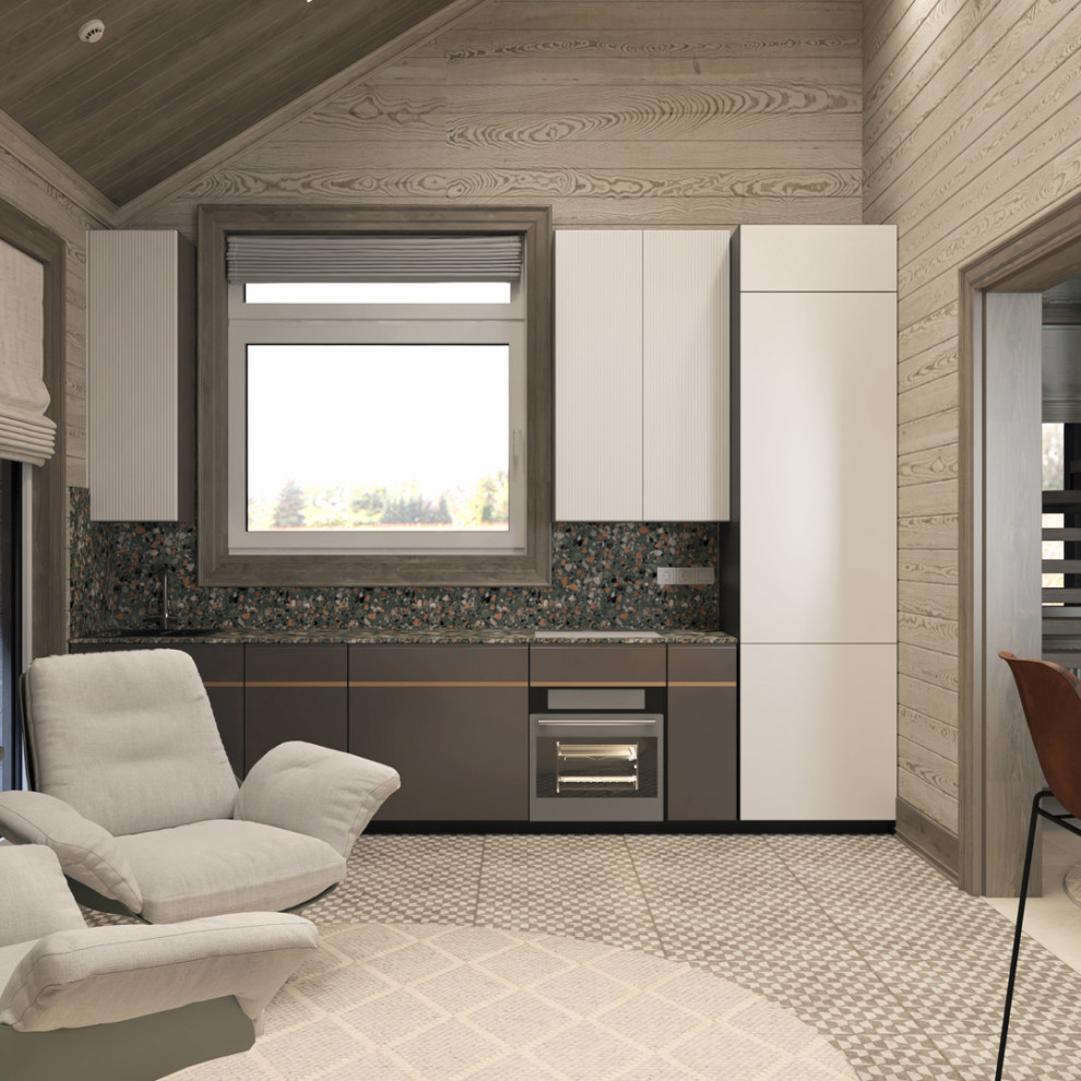 Дом из клееного бруса с двумя банями