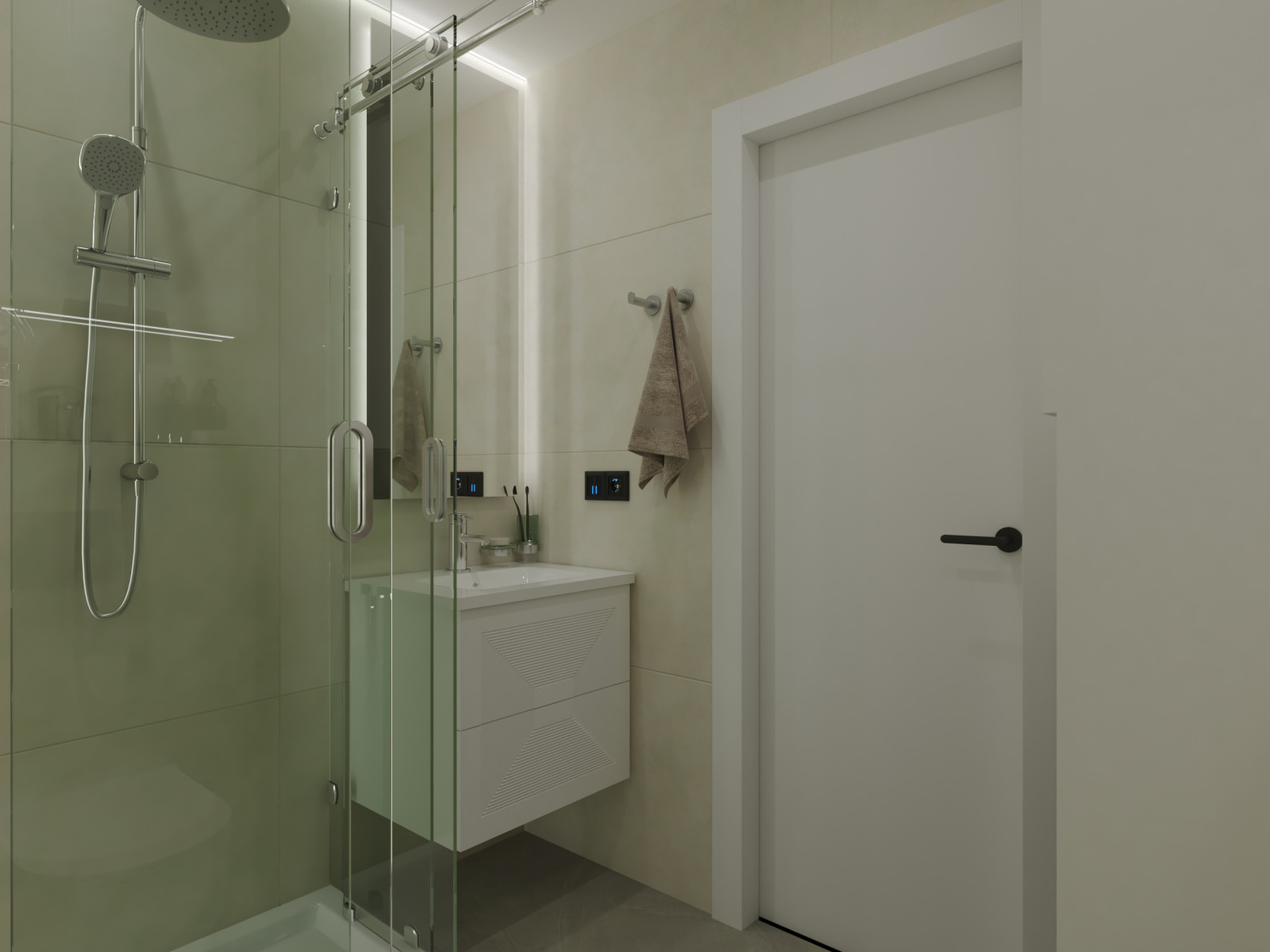 Дизайн проект ванной