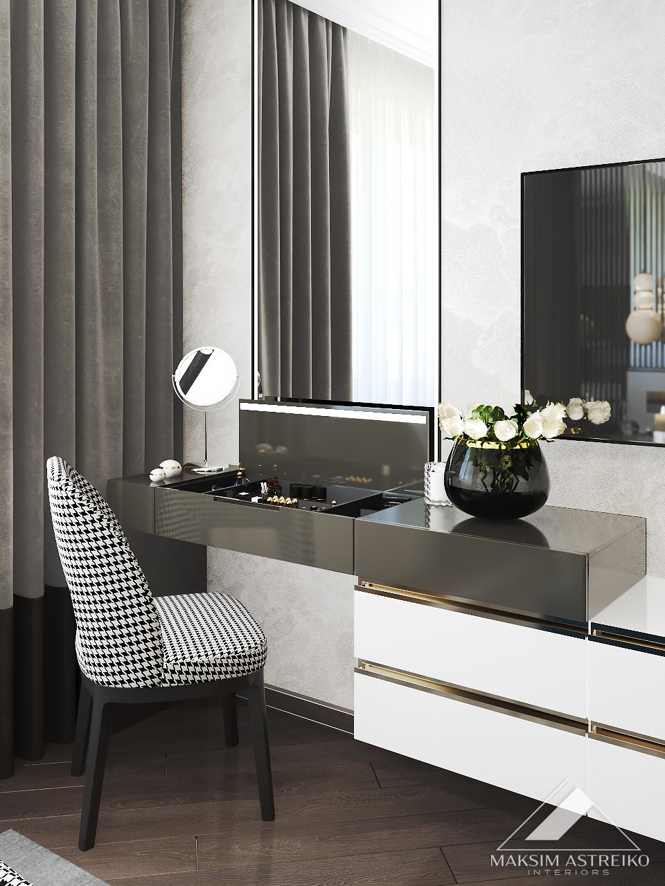 Современный интерьер с элементами арт деко