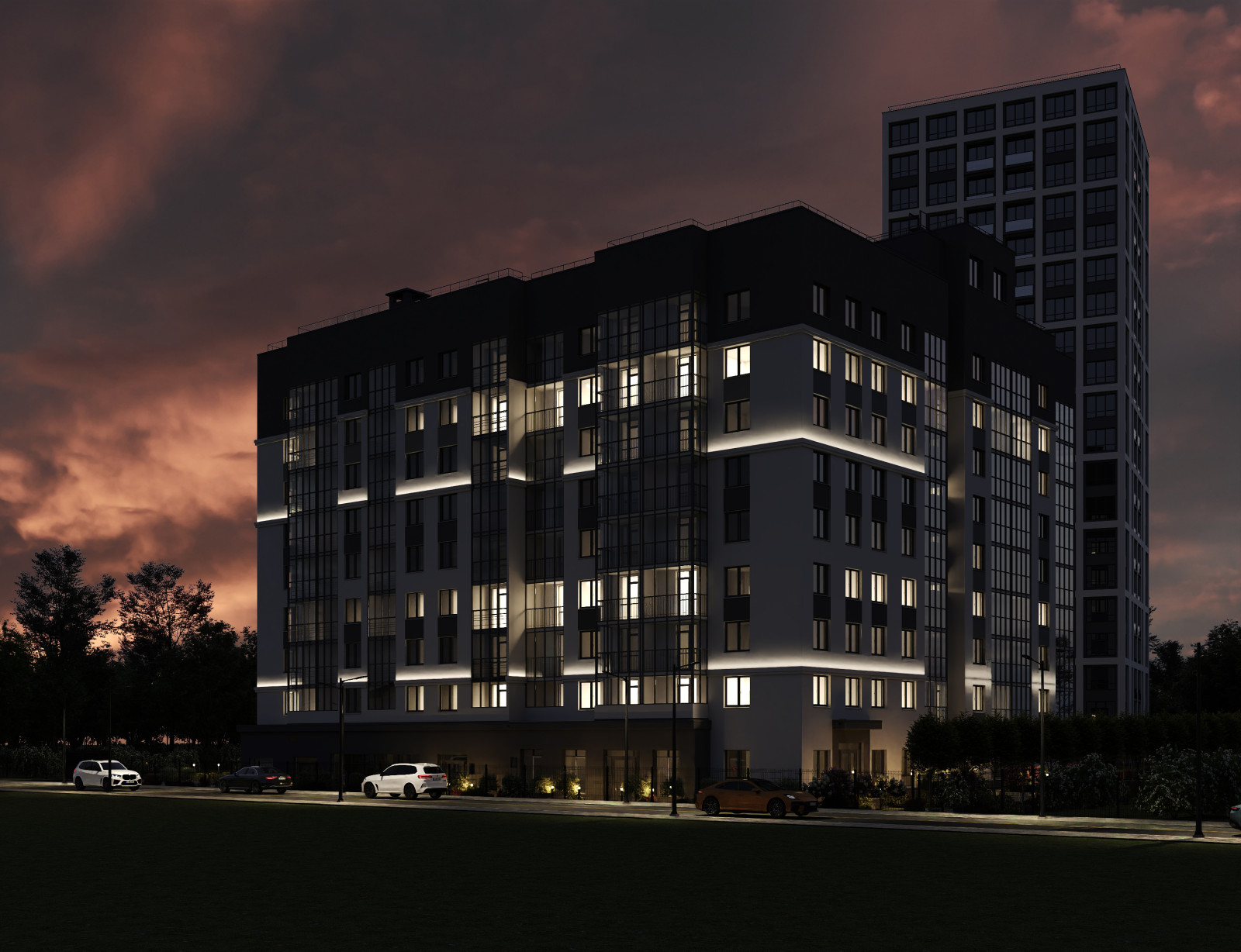 Экстерьер и интерьер пространства ОГНИ ИСЕТИ