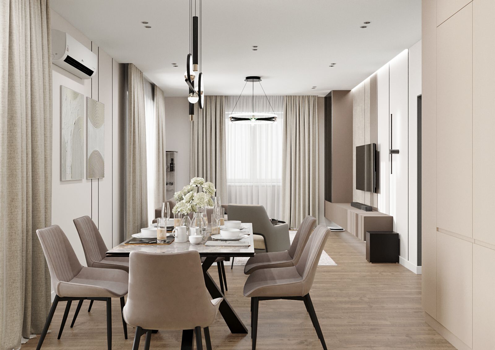 Частный одноэтажный дом